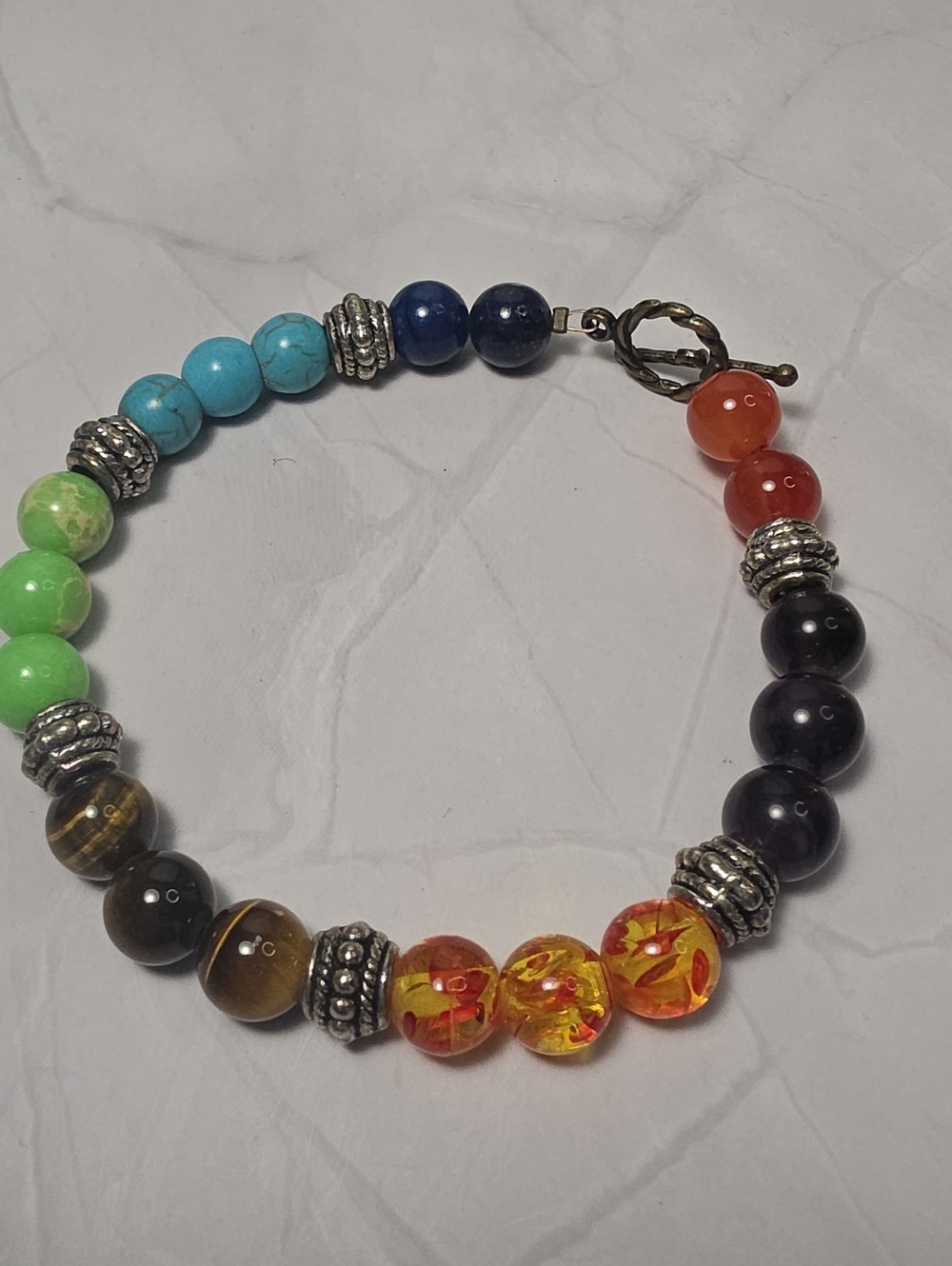 Multicolor Beaded Chakra Bracelet - Women Jewelry
